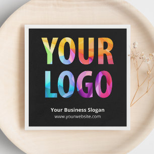 Custom Company Promotional Business Logo Branded Napkin