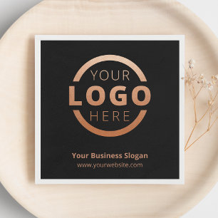 Custom Company Promotional Business Logo Branded  Napkin
