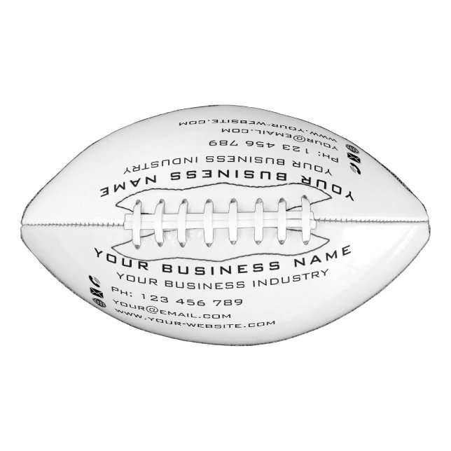 Custom Company Promotional Personalised Football American Football (Front)