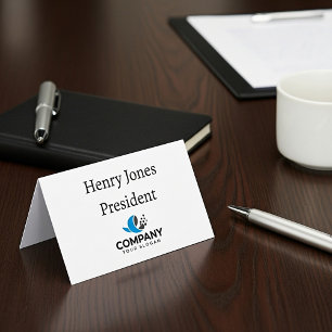 Custom Company promotional Place Card