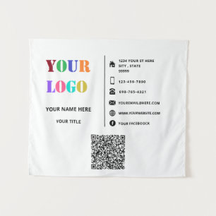 Custom Company Your Business Promotional Tapestry
