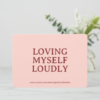 Custom Confidence & Self-Care Card for Women