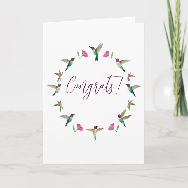 Custom Congratulations Card (Front)