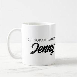 Custom Congratulations Card - Personalised Coffee Mug