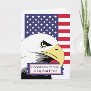 Custom Congratulations Graduation Basic Training Card