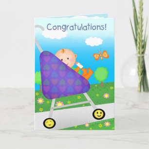 Custom Congratulations New Baby / Arrival Card