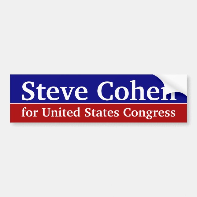 Custom Congressional Bumper Sticker (Front)