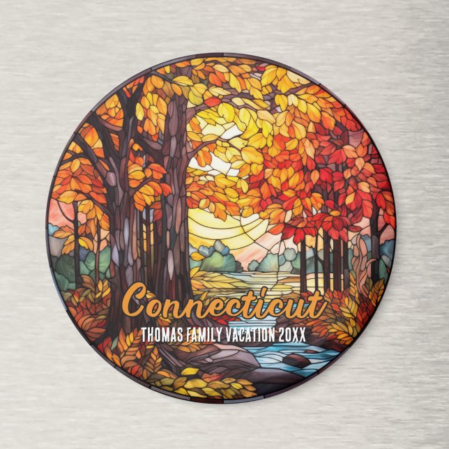 Custom Connecticut Vacation Souvenir  Magnet (Creator Uploaded)