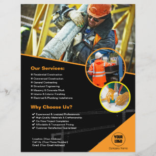 Custom Constraction Company Flyer