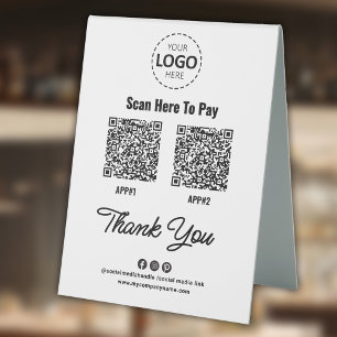 Custom Contactless Payment QR Code 