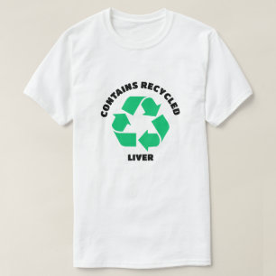 Custom Contains Recycled Transplant Light T-Shirt