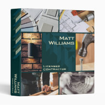 Custom Contractor Business Photo Collage Portfolio