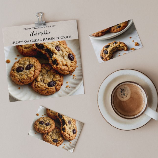 Custom Cookie Recipe Baking Card (Creator Uploaded)