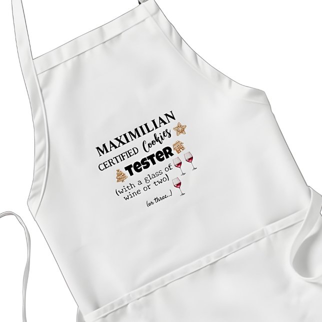 Custom Cookies Tester white  Standard Apron (Creator Uploaded)