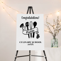 Custom Cooking School Graduation Party