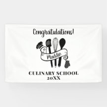 Custom Cooking School Graduation Party