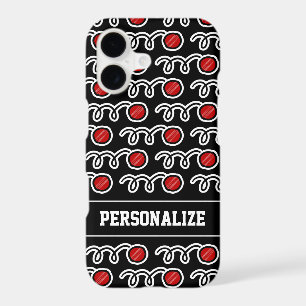 Custom cool cricket ball pattern sports design