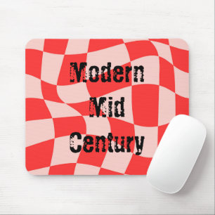 Custom Cool design colourful red Chequered pattern Mouse Mat