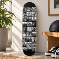 Custom Cool Instagram Photo Collage Skateboard