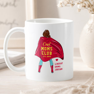 Custom "Cool Mum´s Club" Mug Custom Kids Names