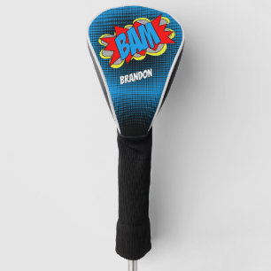 Custom Cool Vintage Comic Book Pop Art Style BAM Golf Head Cover