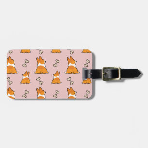 Custom Corgi Butt Luggage Tag