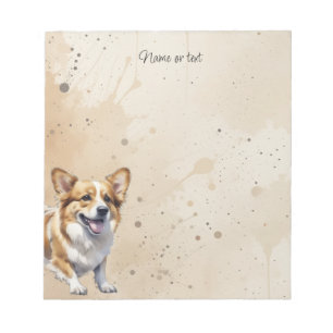 Custom Corgi Chihuahua Pet Dog Animal Notepad