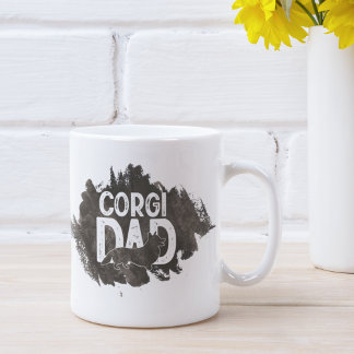 Custom Corgi Dad Father's Day Dog Lover Coffee Mug