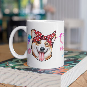 Custom Corgi Mum Cute Mother's Day Dog Lover Coffee Mug