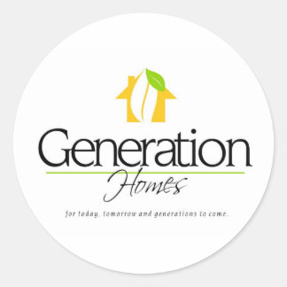 Custom corporate business gifts and marketing classic round sticker