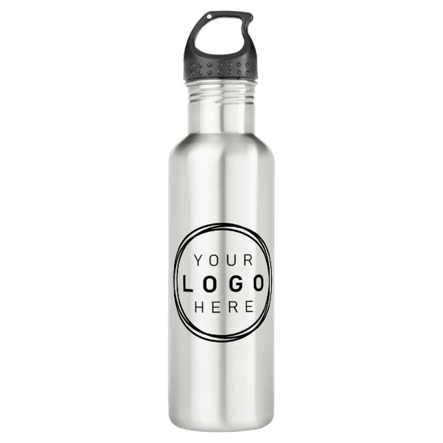 Custom Corporate Business Logo 710 Ml Water Bottle (Front)