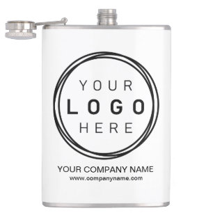 Custom Corporate Business Logo Hip Flask