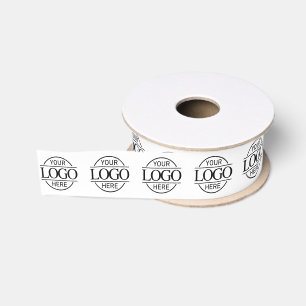 Custom Corporate Business Logo Marketing Branded Grosgrain Ribbon