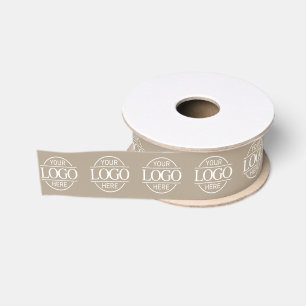 Custom Corporate Business Logo Marketing Branded Grosgrain Ribbon