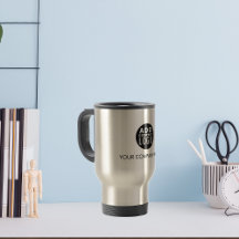 Custom Corporate Business Logo Promotional Travel Mug
