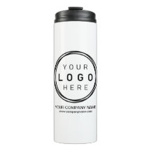 Custom Corporate Business Logo Thermal Tumbler