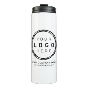 Custom Corporate Business Logo Thermal Tumbler