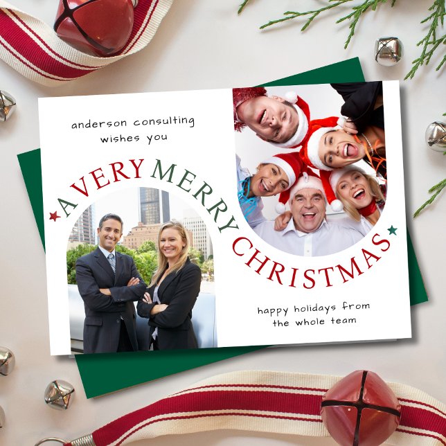 Custom Corporate Christmas Card | 2 Photos (Creator Uploaded)
