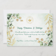 Custom Corporate Christmas Greeting Card 2025
