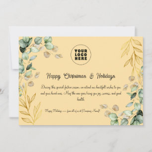 Custom Corporate Christmas Greeting Card 2025