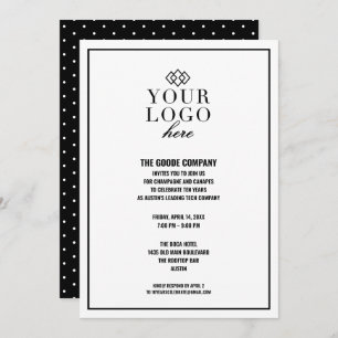 Custom Corporate Company Event   Party Invitation