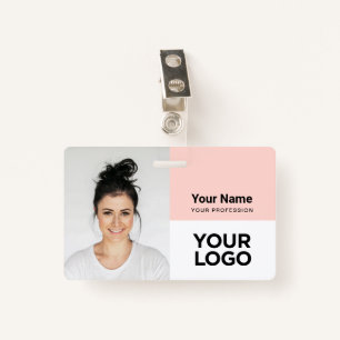 Custom Corporate Employee Photo Logo Name ID Badge