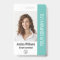Custom  Corporate Large Employee Photo Teal ID