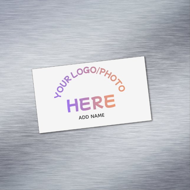 Custom Corporate Logo Name Business Card Magnet (In Situ)