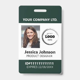 Custom Corporate Professional Employee Photo ID Badge