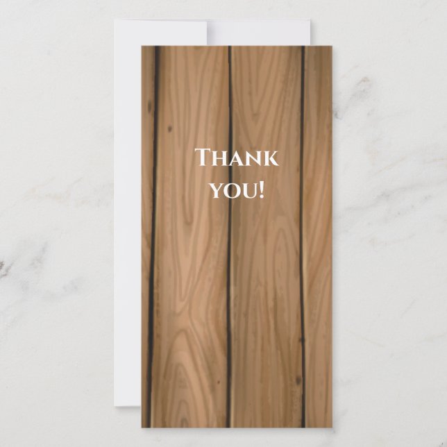 Custom Corporate Thank You Card – Add Your Logo (Front)