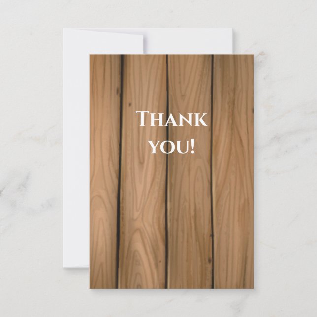 Custom Corporate Thank You Card – Add Your Logo (Front)