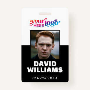 Custom CorporateBadge Employee/Event ID with Photo ID Badge