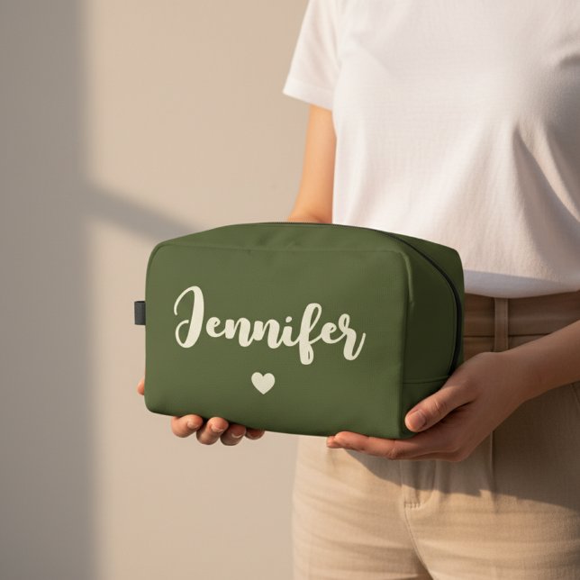 Custom Cosmetic Bag Gift for Women or Bridesmaids (Personalized Makeup Bag with Name – Custom Cosmetic Bag Gift for Women, Bridesmaids, Moms or Besties)