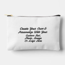 Custom Cosmetic Bag - Personalised Toiletry Pouch